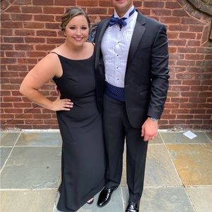 Dessy Group Black Bridesmaid Dress